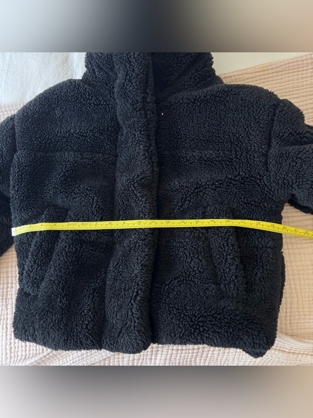 ALO Yoga Black Sherpa Cropped Jacket - Picture 8 of 10